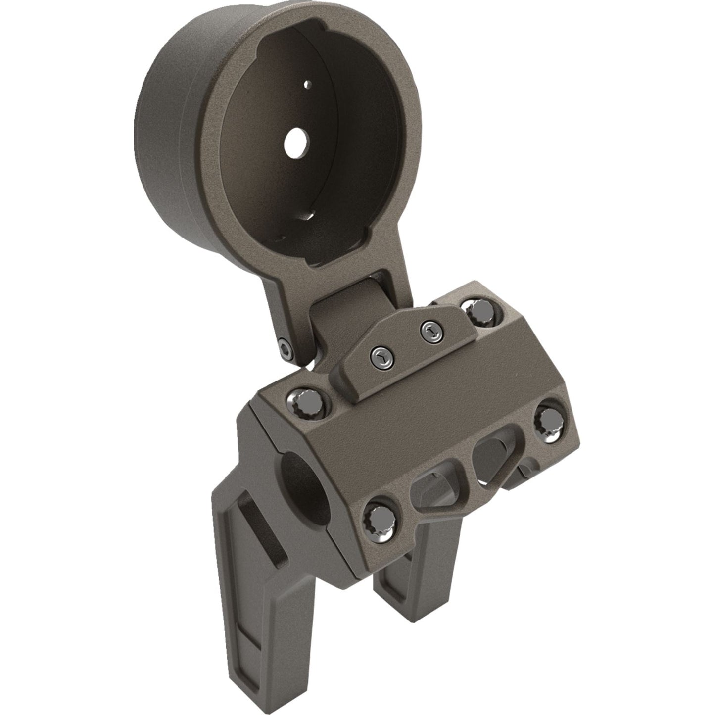 LA Choppers Gauge Mount - Single - Bronze for Harley-Davidson Dyna [MPN: LA-7397-01Z]_1169952