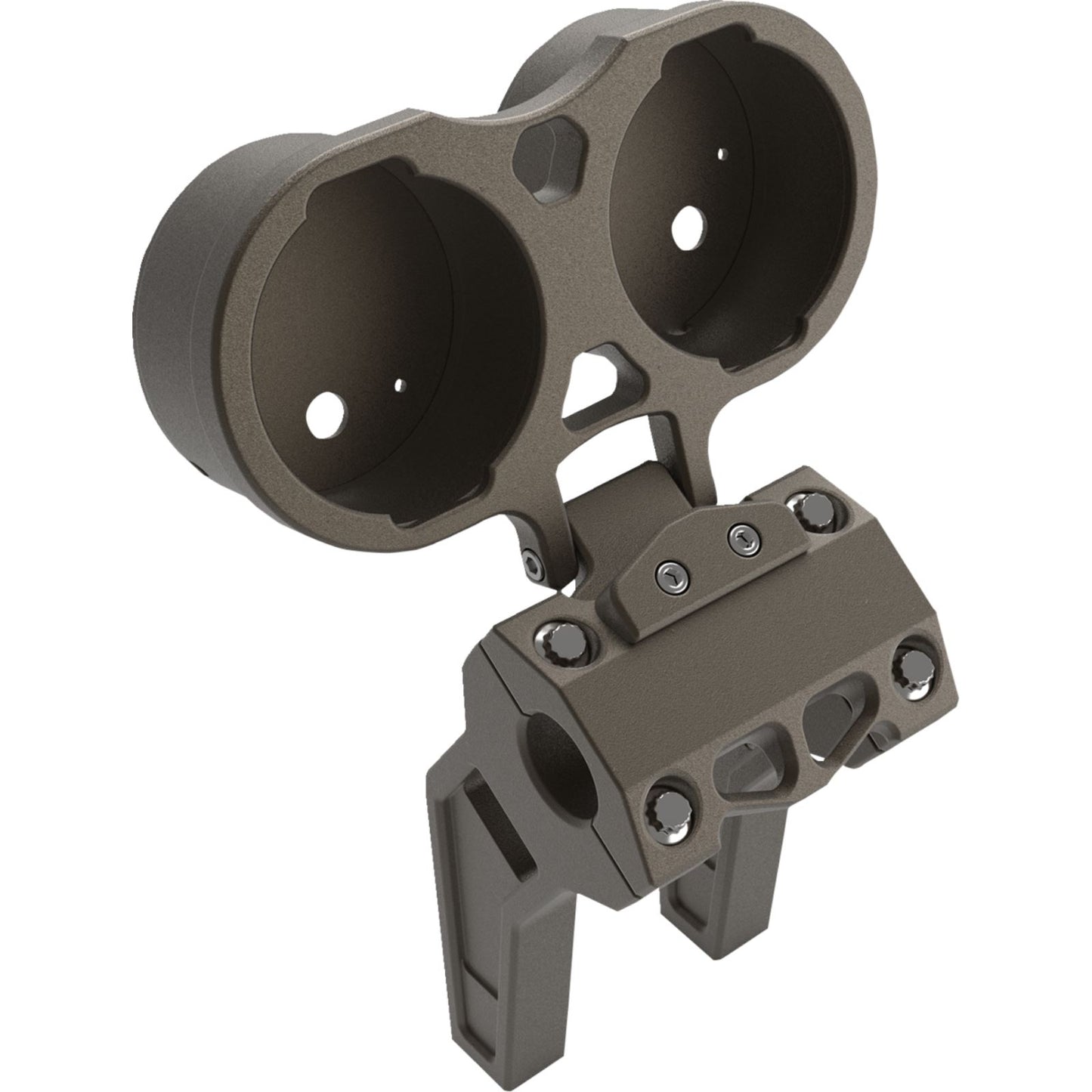 LA Choppers Gauge Mount - Dual - Bronze for Dyna [MPN: LA-7397-02Z]_1169924