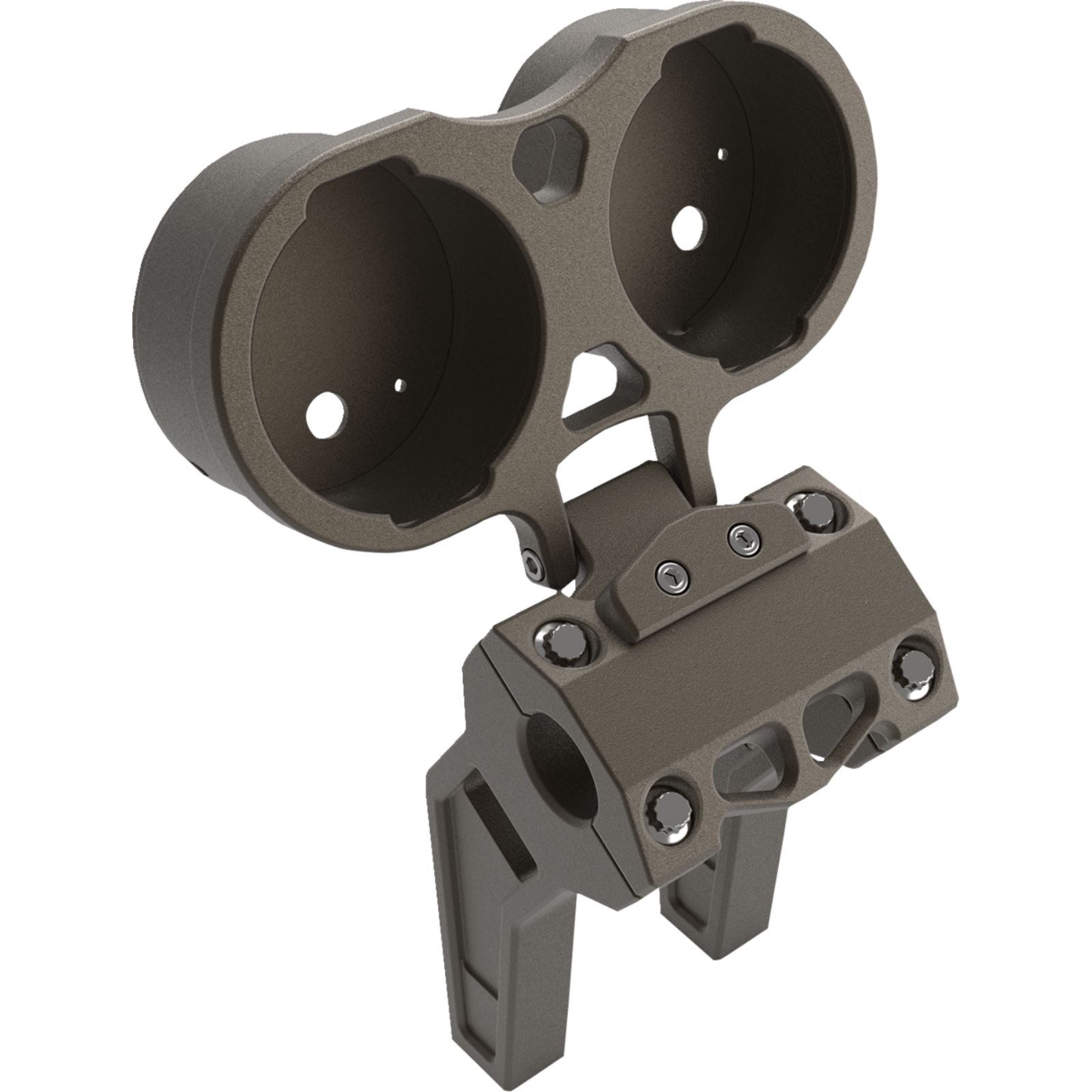 LA Choppers Gauge Mount - Dual - Bronze for Dyna [MPN: LA-7397-02Z]_1169924