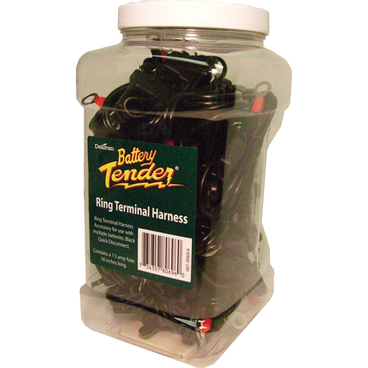 Battery Tender Quick Disconnect Leads with Ring Connector 25 Pack Display [MPN: 081-0069-6-J25]_197375