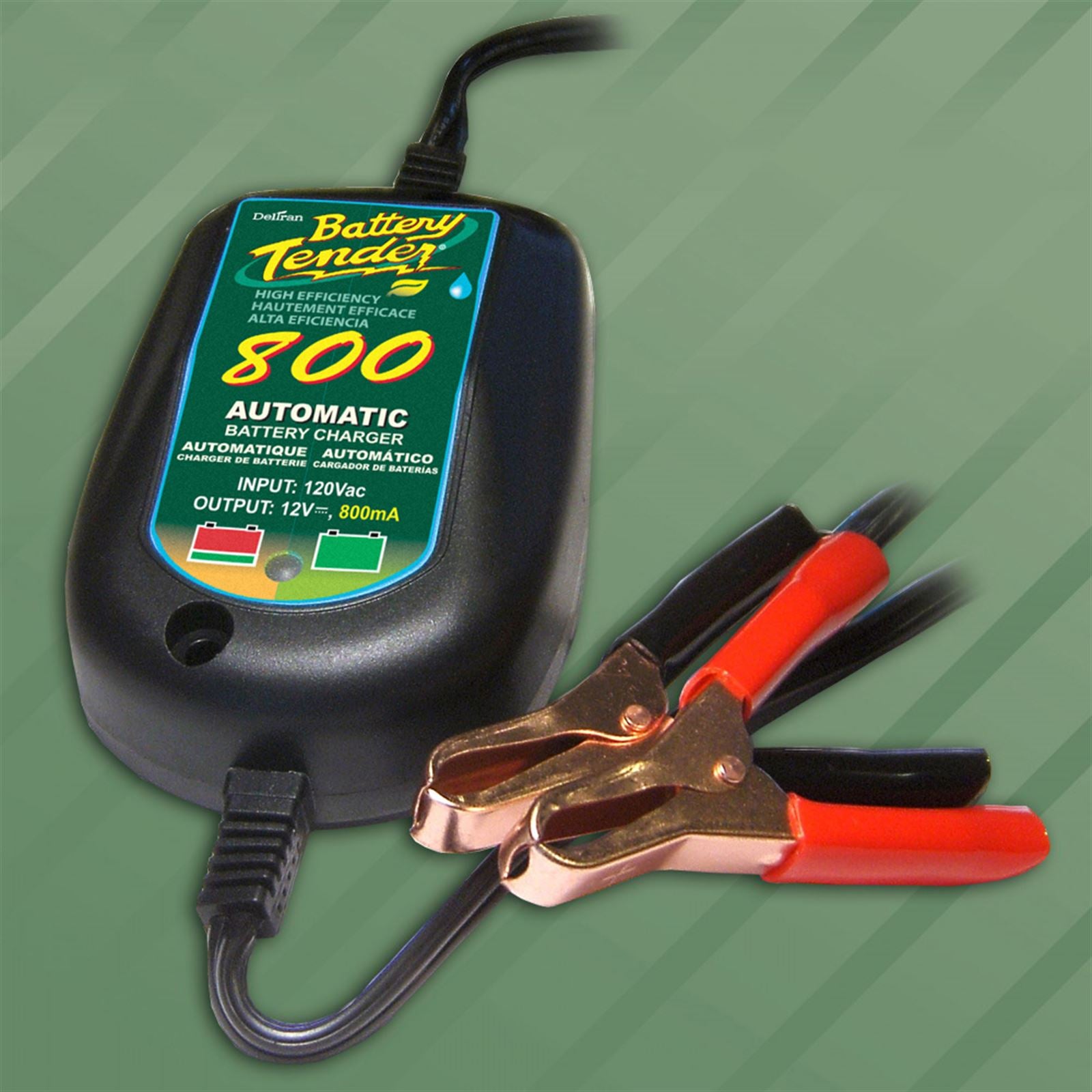 Battery Tender 12-Volt Battery Charger - Waterproof 800 [MPN: 022-0150-DL-WH]_197379