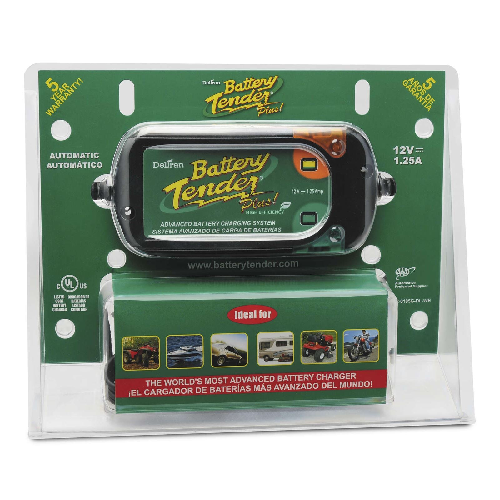 Battery Tender Plus 1.25  Amp Charger [MPN: 022-0185G-DL-WH]_197402