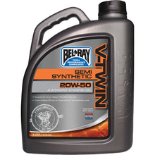 Bel-Ray V-Twin Semi-Synthetic Engine Oil 20W-50 - 4/Liter [MPN: 96910-BT4]_197931