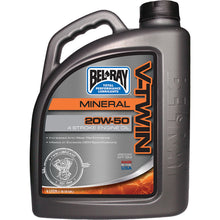 Bel-Ray V-Twin Mineral Engine Oil 20W-50 - 4/Liter [MPN: 96905-BT4]_197933