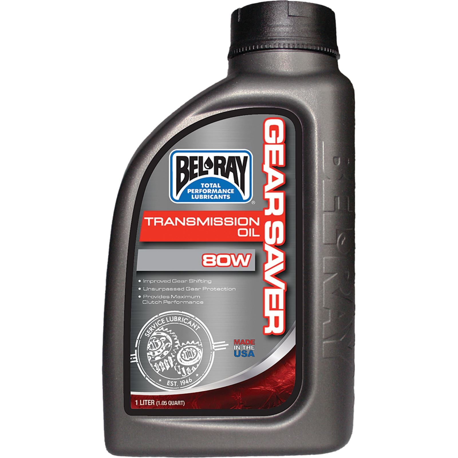 Bel-Ray Gear Saver Transmission Oil 80W - 1/Liter [MPN: 99250-B1LW]_197963