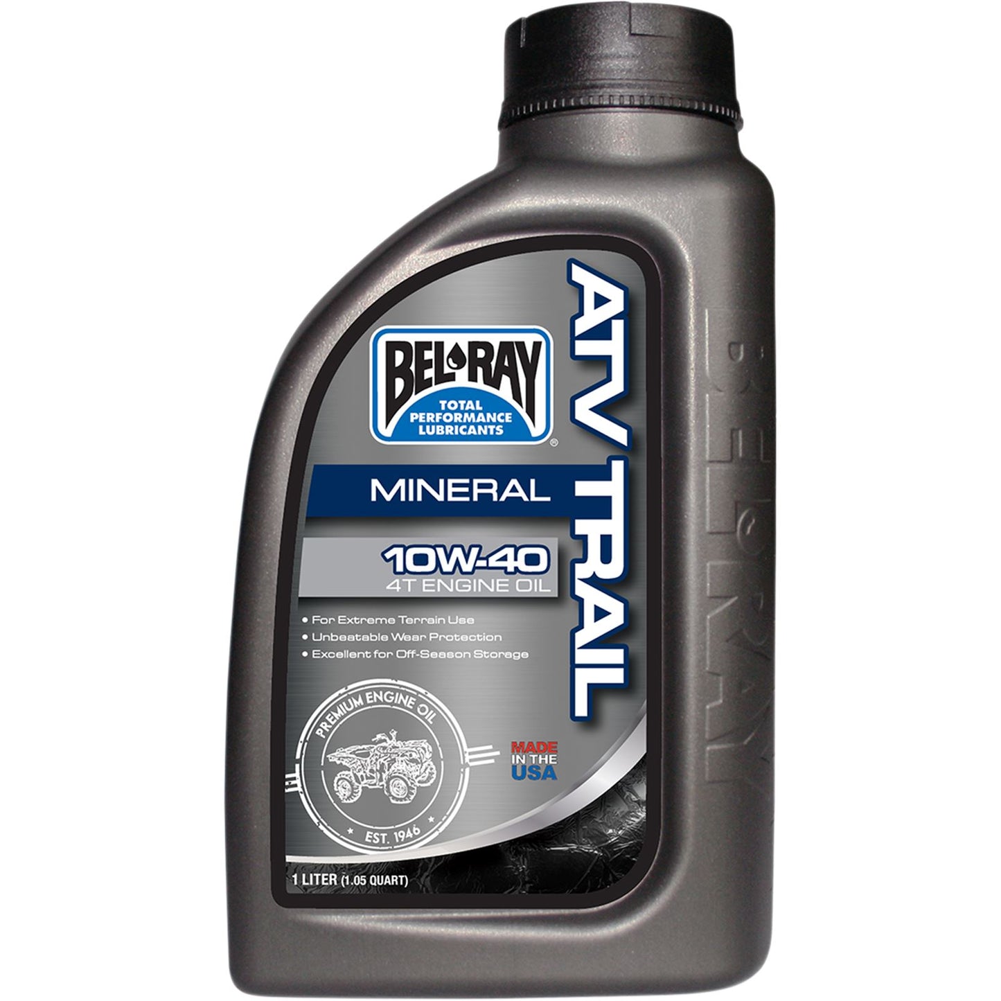 Bel-Ray ATV Trail Mineral 4T Engine Oil 10W-40 - 1/Liter [MPN: 99050-B1LW]_350677