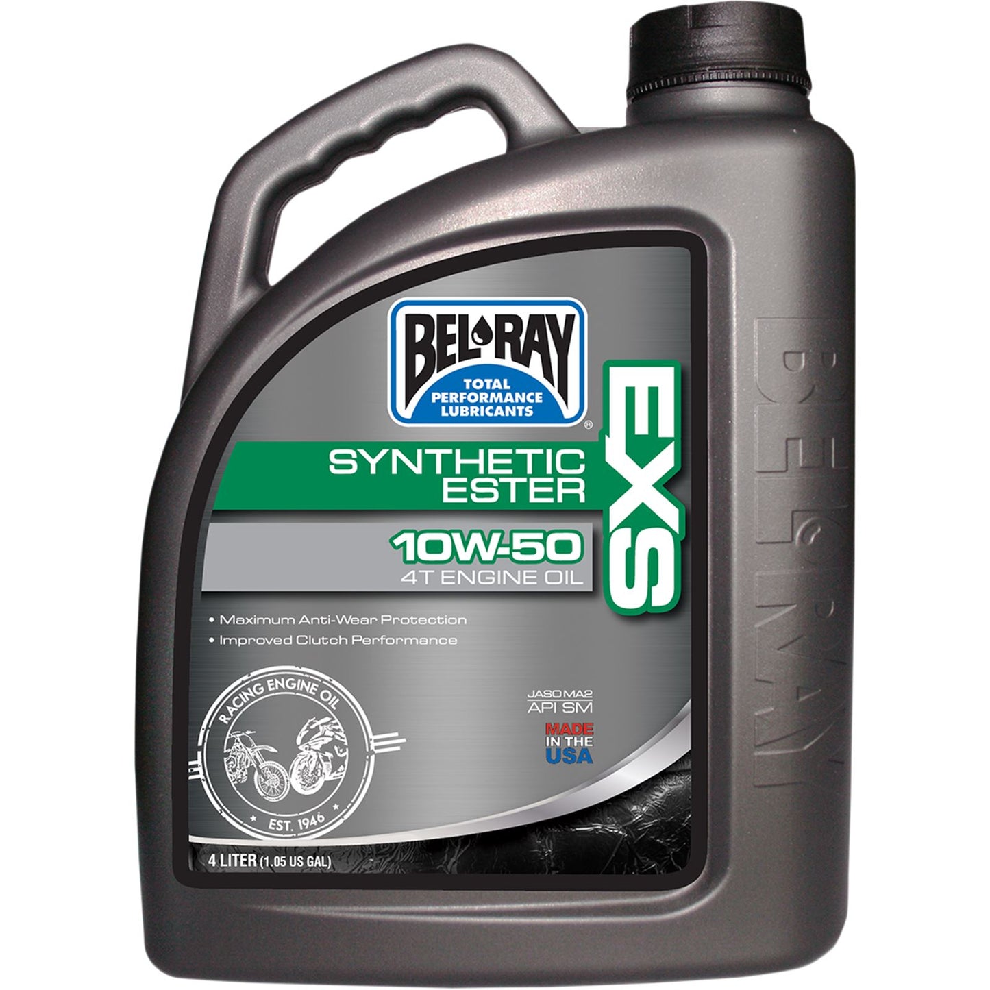 Bel-Ray EXS Full Synthetic Ester 4T Engine Oil 10W-50 - 1/Liter [MPN: 99160-B1LW]_350679