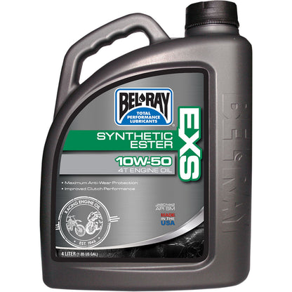 Bel-Ray EXS Full Synthetic Ester 4T Engine Oil 10W-50 - 4/Liter [MPN: 99160-B4LW]_350680