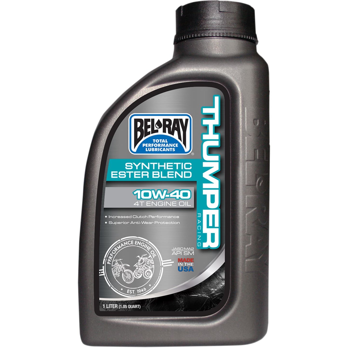 Bel-Ray Thumper Synthetic Ester Blend 4T Engine Oil 10W-40 - 1/Liter [MPN: 99520-B1LW]_350674