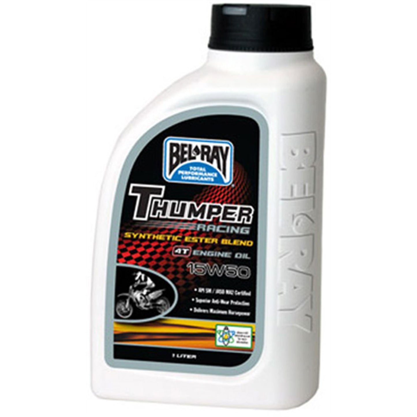Bel-Ray Thumper Synthetic Ester Blend 4T Engine Oil 15W-50 - 1/Liter [MPN: 99530-B1LW]_591458
