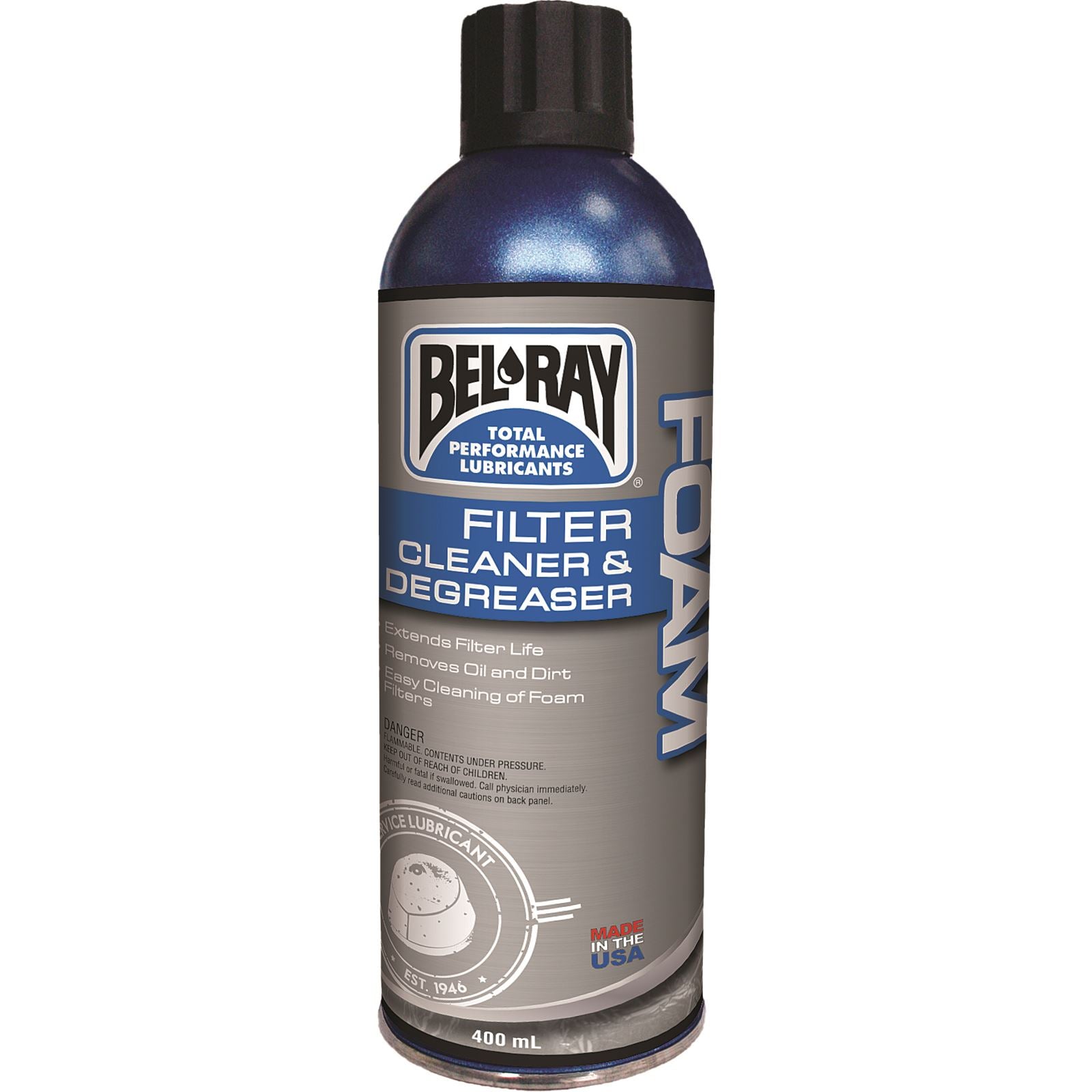 Bel-Ray Foam Filter Cleaner - 13.5 U.S. fl oz. - Aerosol [MPN: 99180-A400W]_198022