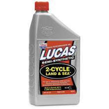 Lucas Semi Synthetic  2-Cycle Land/Sea A Oil Quart [MPN: 10467]_198036