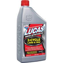Lucas Semi Synthetic  2-Cycle Land/Sea A Oil Quart [MPN: 10467]_198037