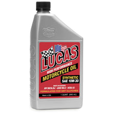 Lucas Synthetic  High Performance Oil 10W-30 1Quart [MPN: 10708]_198041