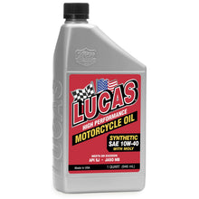 Lucas Synthetic  High Performance 4T Oil with Moly 10W-40 1Quart [MPN: 10777]_198043