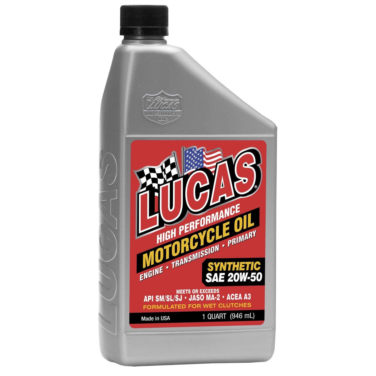 Lucas Synthetic  High Performance Oil 20W-50 1Quart [MPN: 10702]_198047