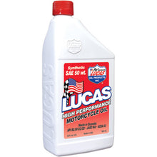 Lucas Synthetic  High Performance Oil 50WT 1Quart [MPN: 10765]_198050