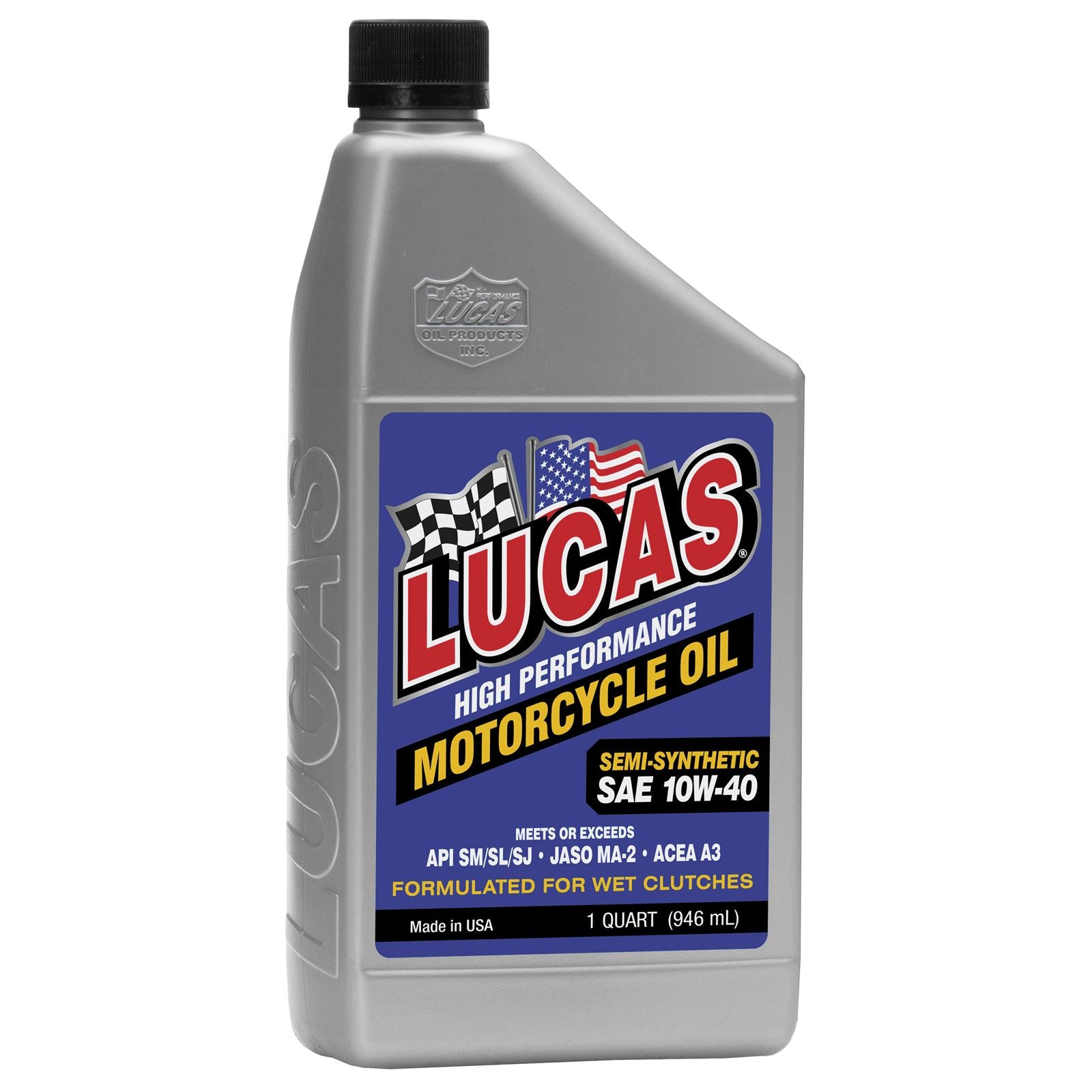 Lucas Semi Synthetic  High Performance Oil 10W-40 1Quart [MPN: 10710]_198053
