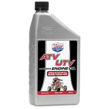 Lucas Semi Synthetic  ATV Engine Oil 10W-40 Quart [MPN: 10720]_198055