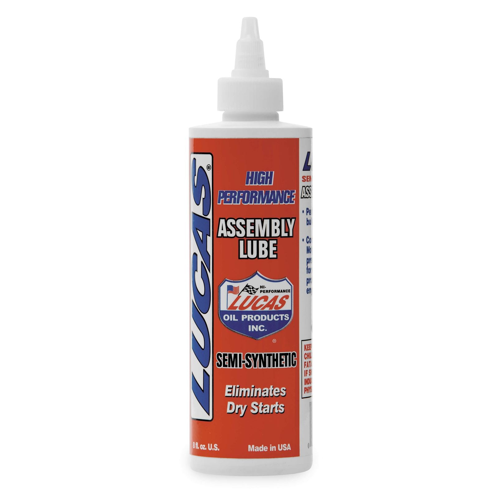 Lucas Semi Synthetic  Assembly Lube 8 oz [MPN: 10153]_198077