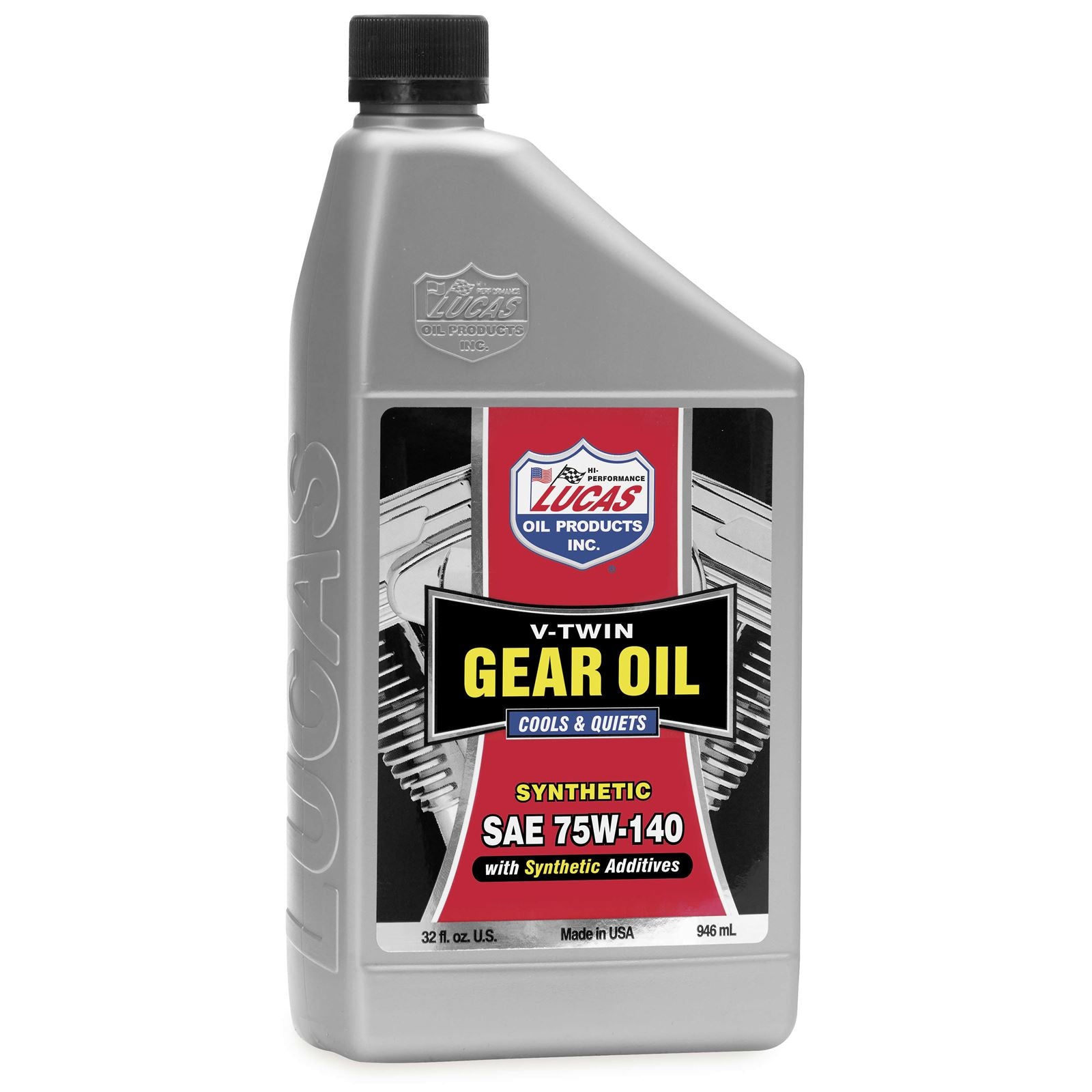 Lucas V-Twin Gear Oil Synthetic  75W-140 1Quart [MPN: 10791]_198119