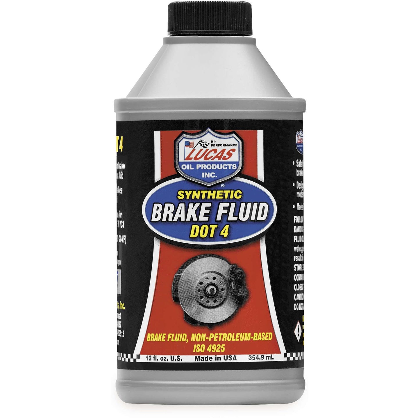 Lucas Synthetic  Brake Fluid Dot 4 12oz [MPN: 10827]_198208