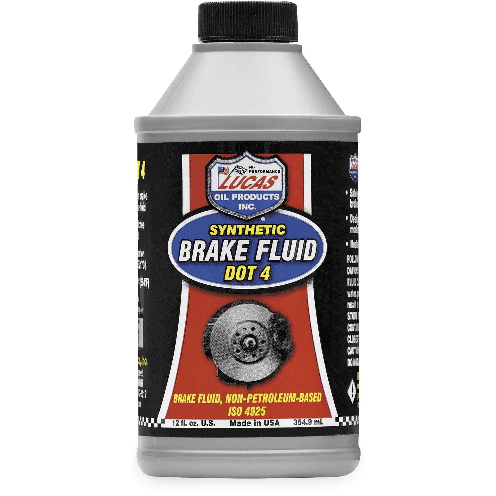 Lucas Synthetic  Brake Fluid Dot 4 12oz [MPN: 10827]_198208