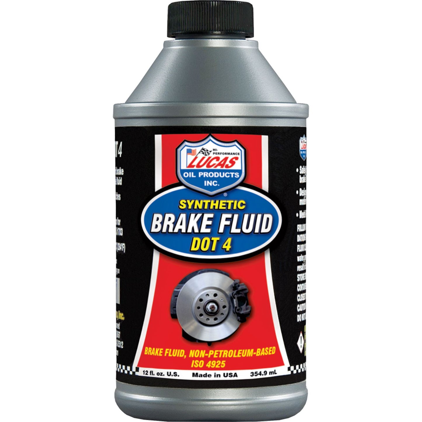 Lucas Synthetic  Brake Fluid Dot 4 12oz [MPN: 10827]_198209