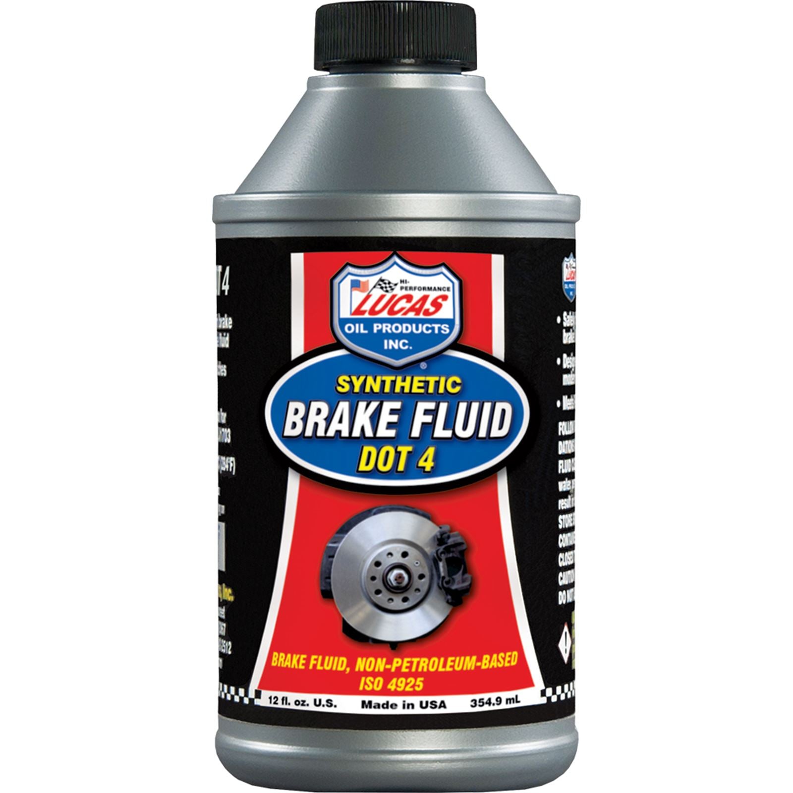Lucas Synthetic  Brake Fluid Dot 4 12oz [MPN: 10827]_198209