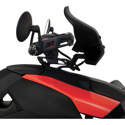 Show Chrome Covert Windshield - Dark Opaque - Ryker 20-403DT_1385137