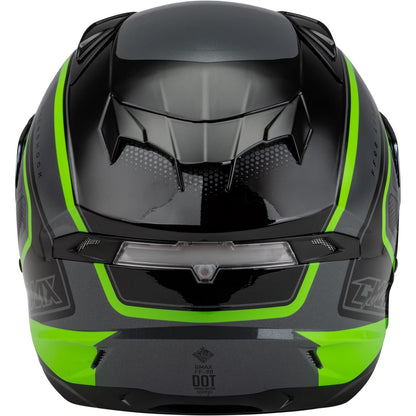 FF-98 Aftershock Helmet - Grey/Neon Green - Small_1386664