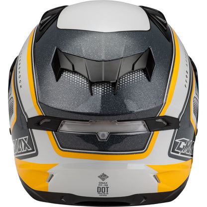 FF-98 Aftershock Helmet - White/Silver Metallic - Large_1386732