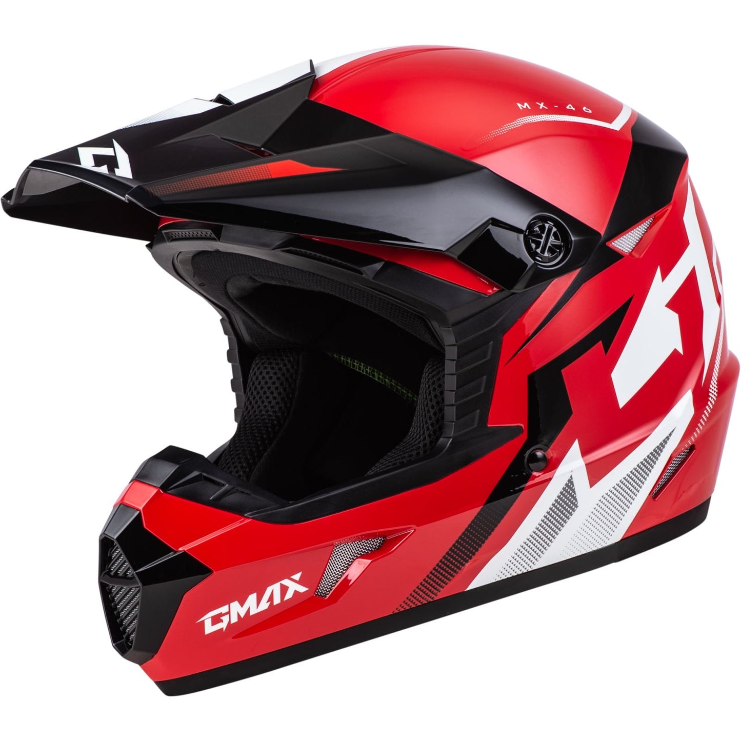 MX-46 Compound Helmet - Red/Black/White - Large_1169668