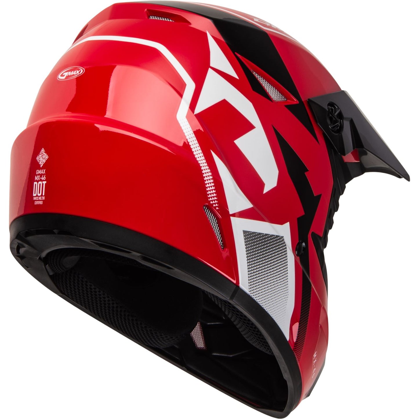 MX-46 Compound Helmet - Red/Black/White - Large_1169669