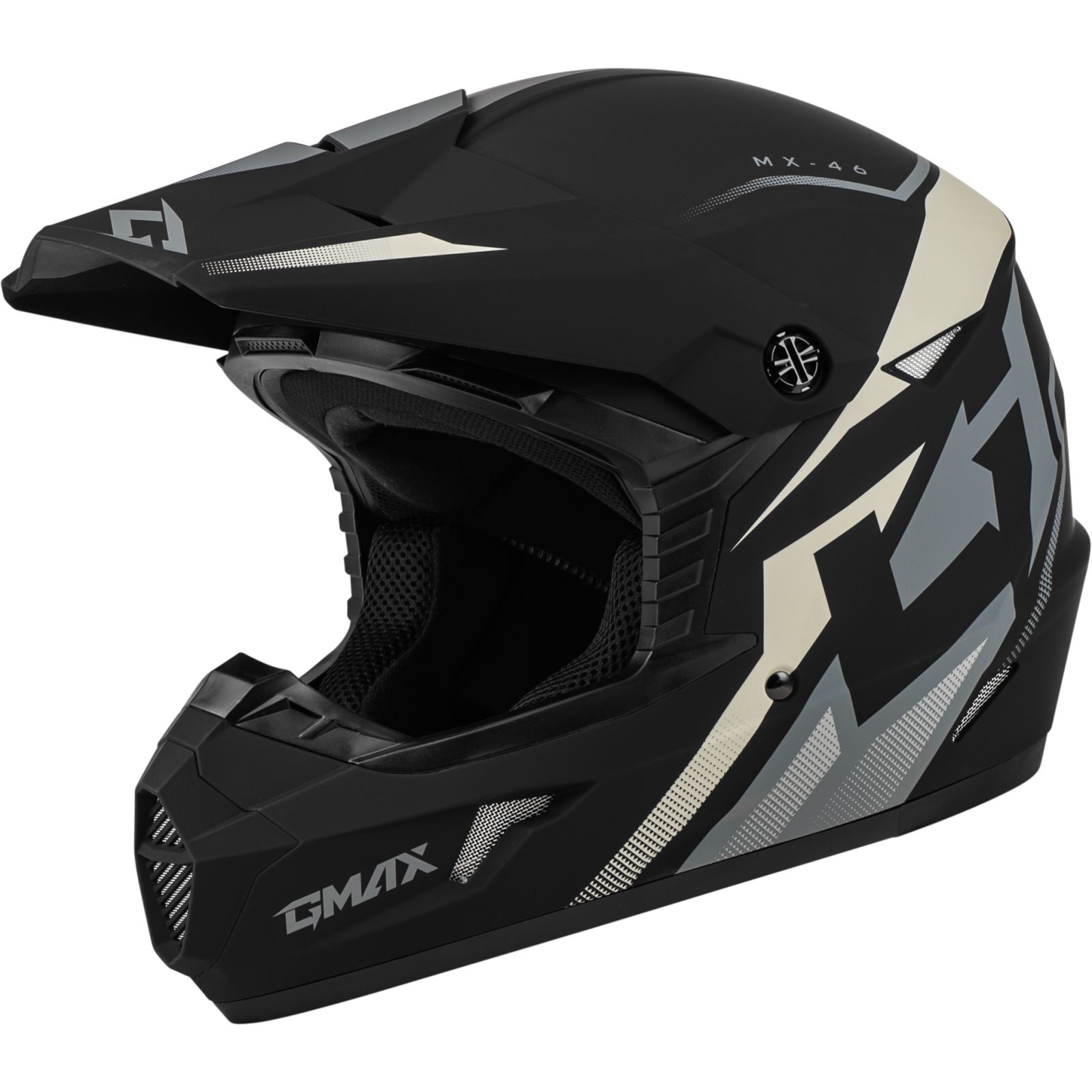 MX-46 Compound Helmet - Matte Black/Grey/White - Small_1169754