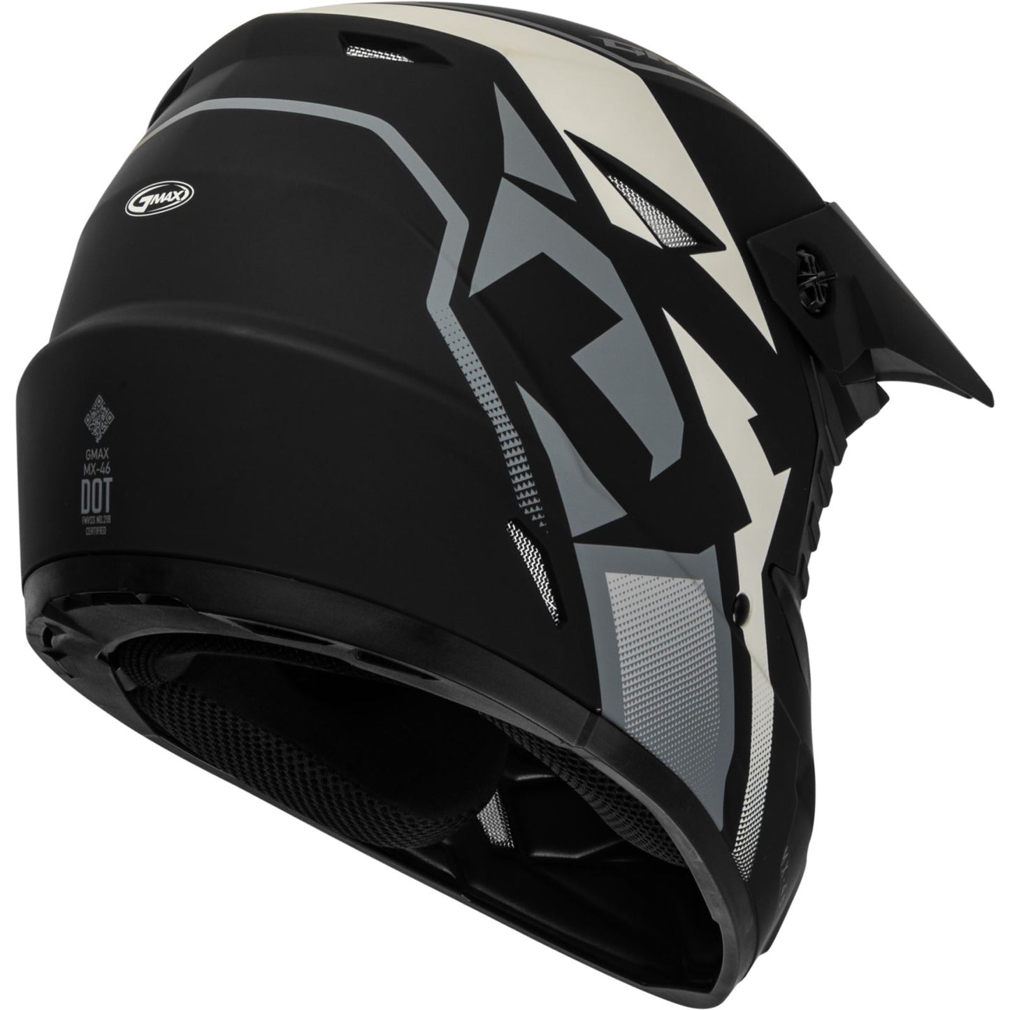 MX-46 Compound Helmet - Matte Black/Grey/White - Small_1169755