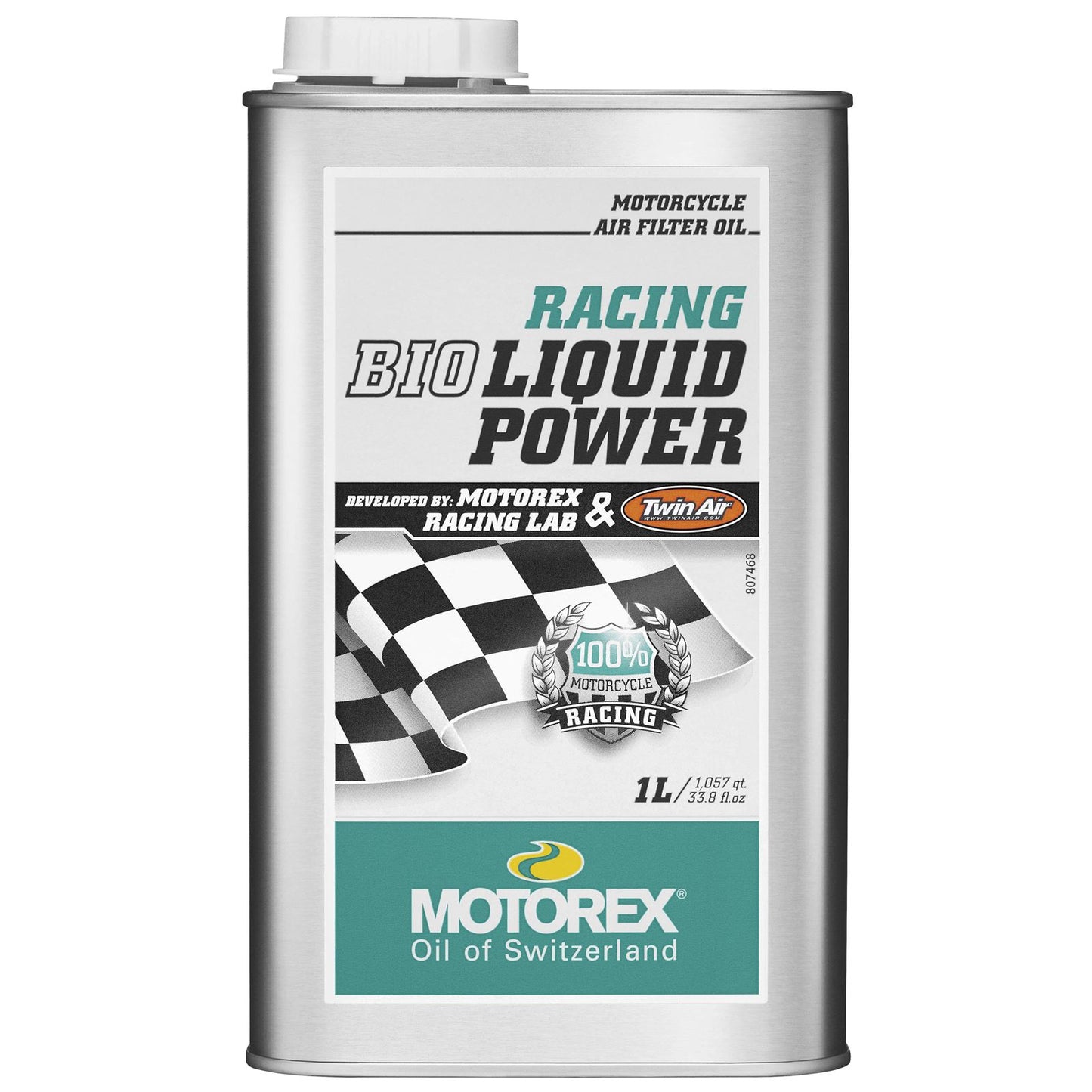 Motorex Racing BIO Liquid Power Air Filter Oil - 1 Liter [MPN: 102385]_198374