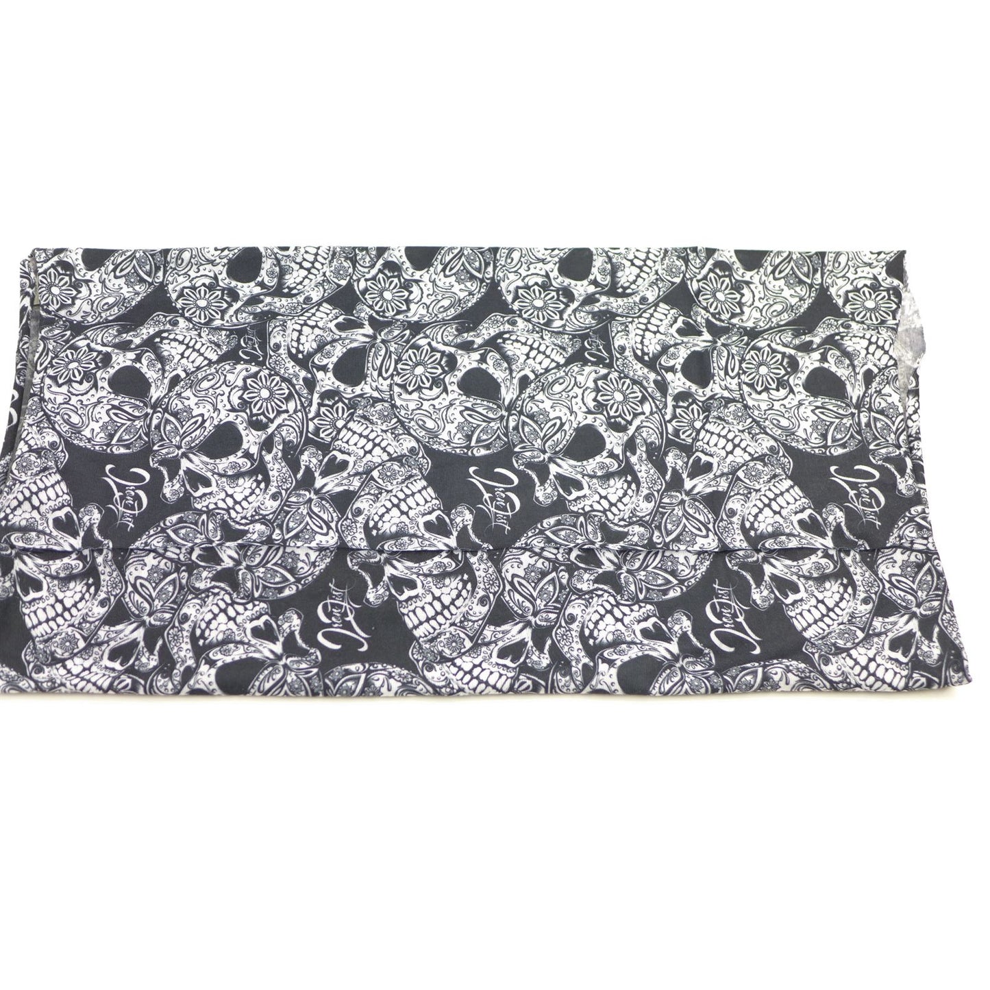 2FastMoto Smiling Skull Headband Bandana Gaiter Do-Rag Tube 2 Pack MULTI USE 16-001_1169972