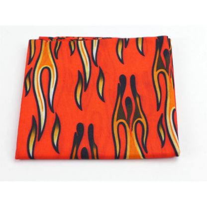 2FastMoto Flame on Red Headband Bandana Gaiter Do-Rag Tube 2 Pack MULTI USE 16-005_1169984