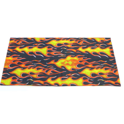 2FastMoto Bold Flame Headband Bandana Gaiter Do-Rag Tube 2 Pack MULTI USE 16-007_1169993