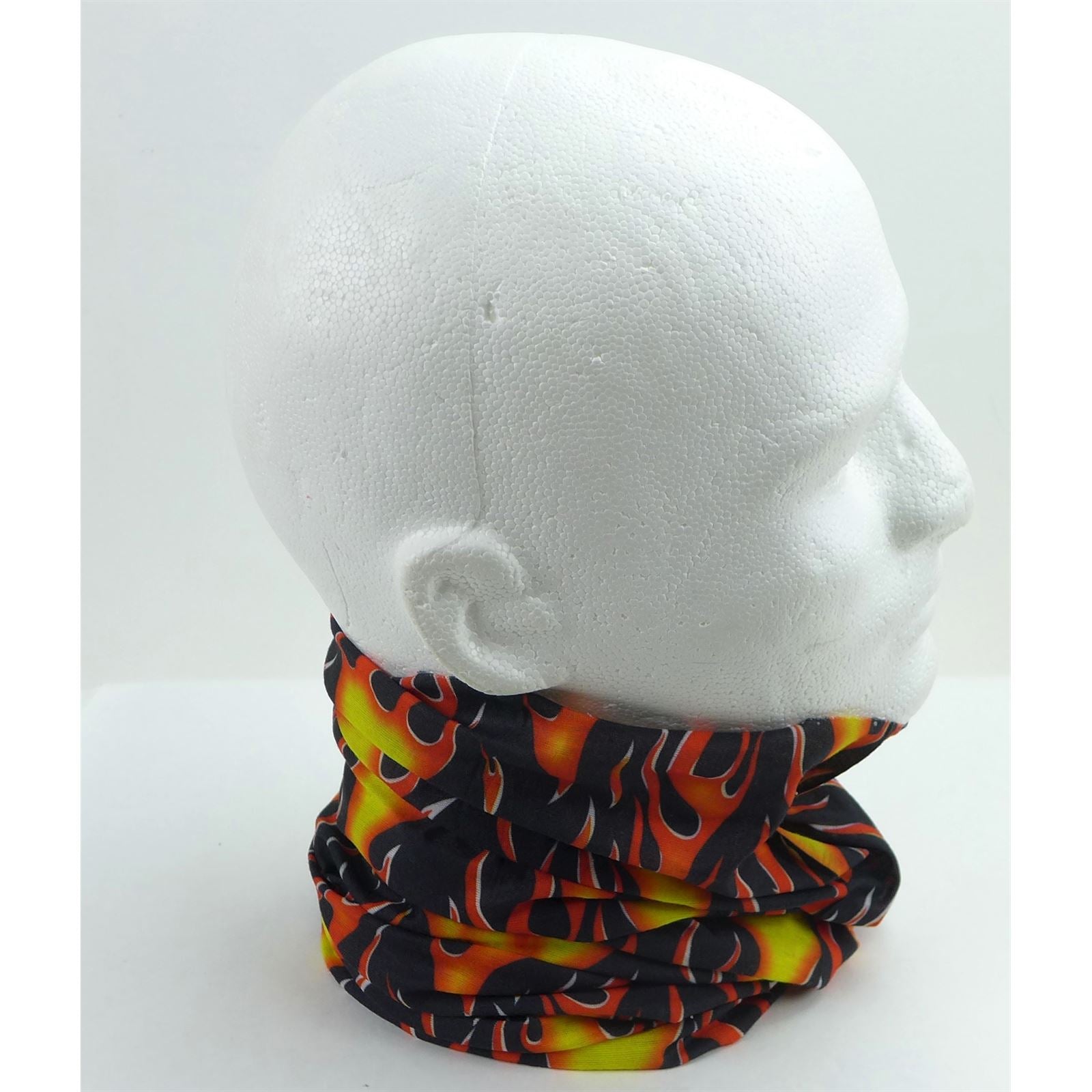 2FastMoto Bold Flame Headband Bandana Gaiter Do-Rag Tube 2 Pack MULTI USE 16-007_1169999