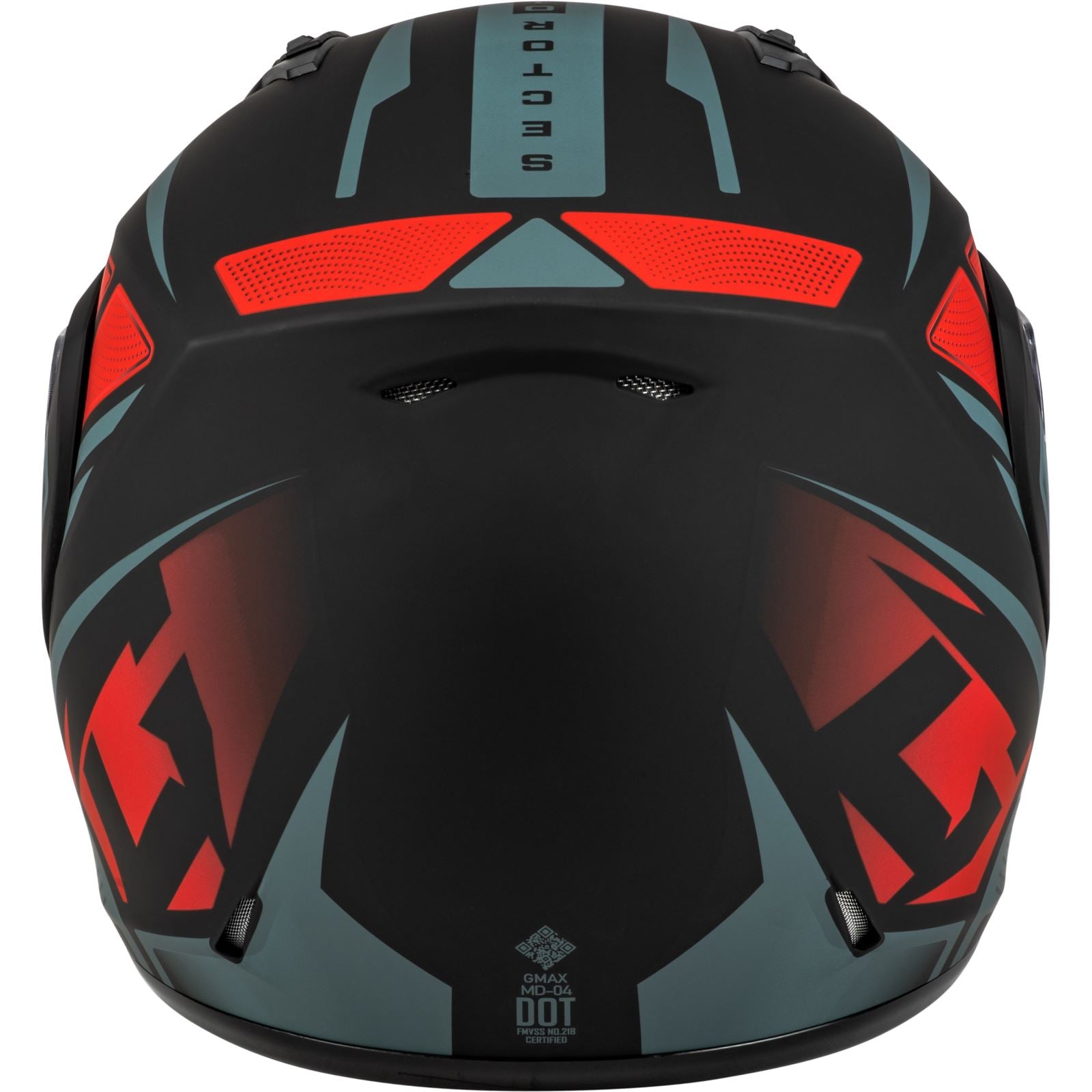 MD-04S Sector Snow Helmet w/Electric Shield - Matte Black/Red - Large_1387016