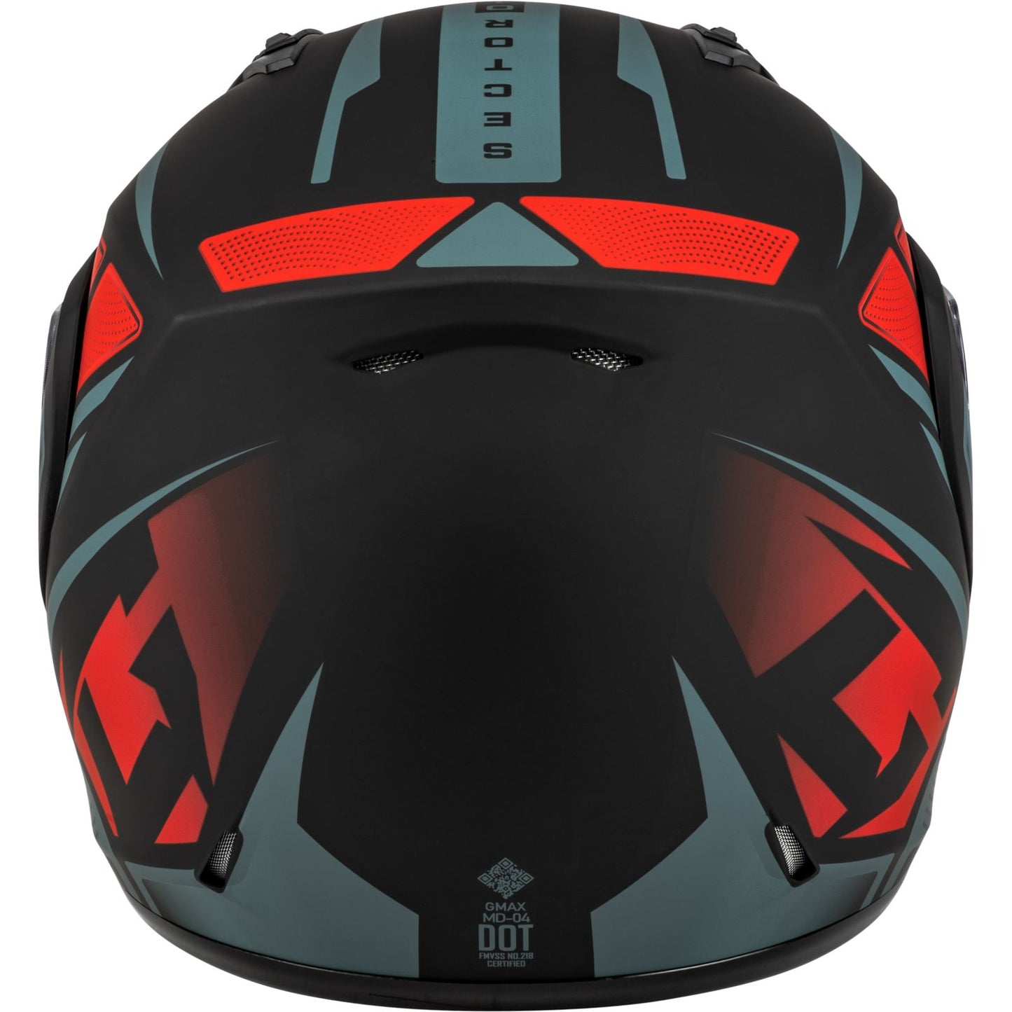 MD-04S Sector Snow Helmet w/Electric Shield - Matte Black/Red - 3XL_1387096
