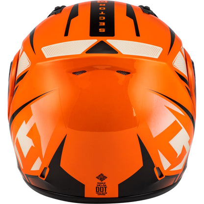 MD-04S Sector Snow Helmet w/Electric Shield - Orange/Black - Medium_1387126
