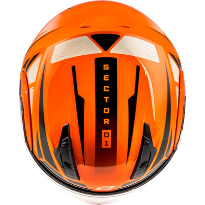 MD-04S Sector Snow Helmet w/Electric Shield - Orange/Black - 2XL_1387195