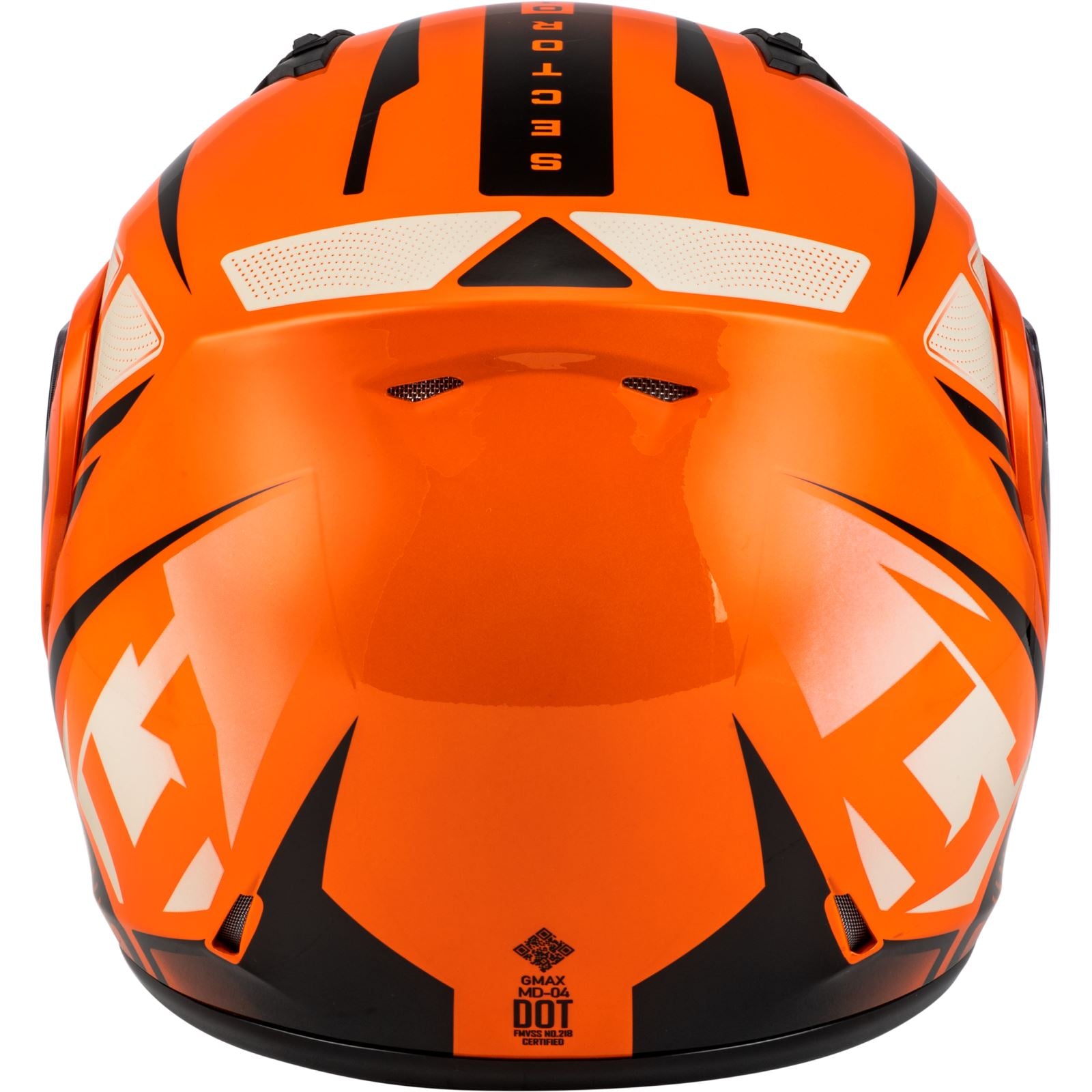 MD-04S Sector Snow Helmet w/Electric Shield - Orange/Black - 2XL_1387196
