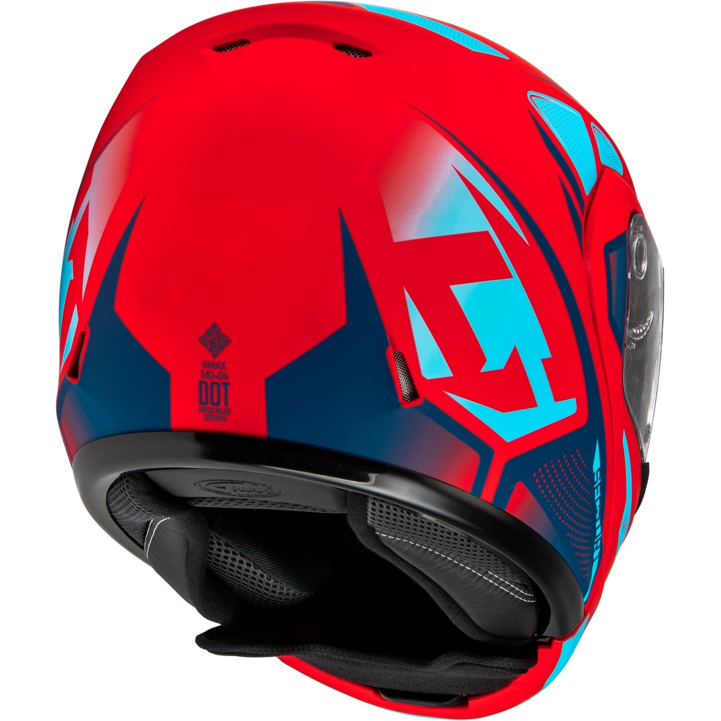 MD-04S Sector Snow Helmet w/Electric Shield - Matte Red/Blue - Large_1387203