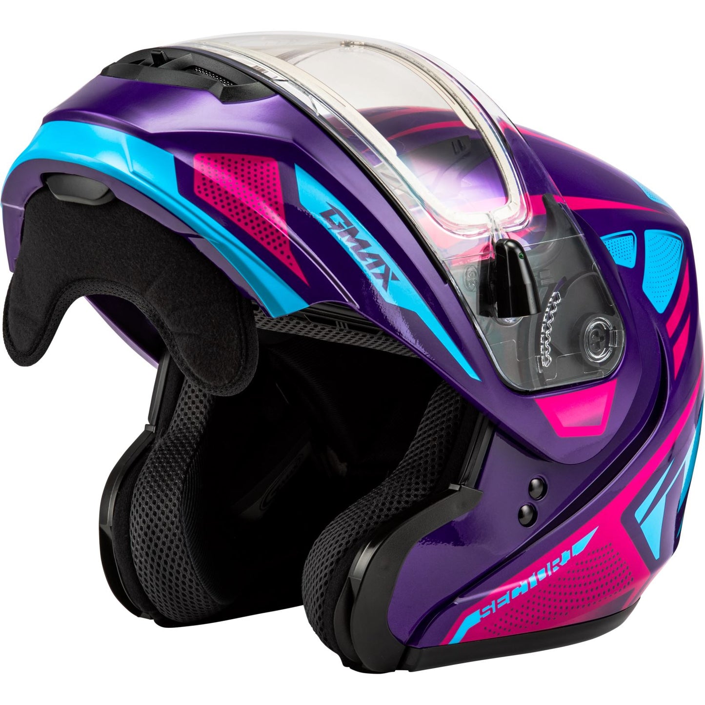 MD-04S Sector Snow Helmet w/Electric Shield - Violet/Pink - 2XL_1387214