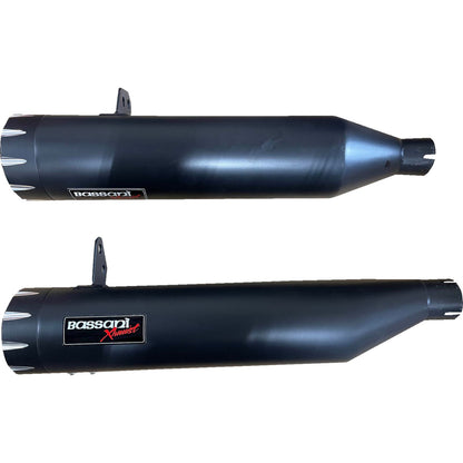 Bassani Manufacturing 4" Slip-On Mufflers - Black for Indian [MPN: 8CH17B]_1171877