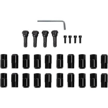 Moose Offroad Lug Nut - 12 mm x 1.50 - Black - Flat - 20 Pack SP300MO207B-20_1556007